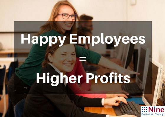 Happy employees higher profit